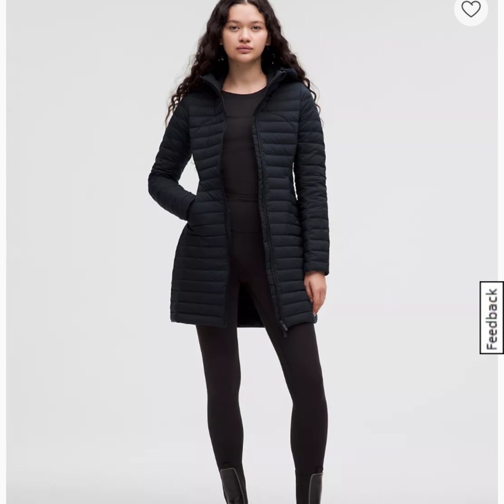 Stylish Black Quilted Coat